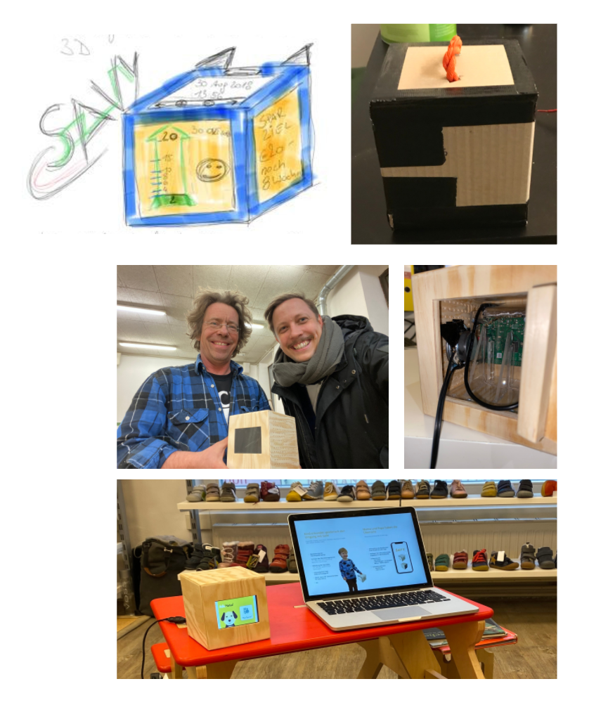 savee_Story_1 Vision, Skizzen und erstes Test Modell